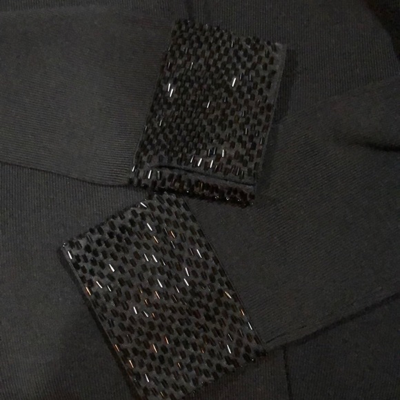 Not basic black sweater - Picture 3 of 3